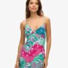 Printed Midi Slip Cami Dress