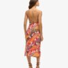 Printed Midi Slip Cami Dress