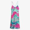 Printed Midi Slip Cami Dress