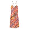 Printed Midi Slip Cami Dress