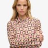 Printed Mini Shirt Dress