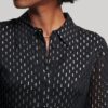 Printed Mini Shirt Dress