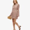 Printed Mini Shirt Dress