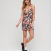 Printed Mini Slip Cami Dress
