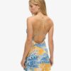 Printed Mini Slip Dress