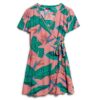 Printed Mini Wrap Dress
