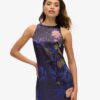 Printed Satin Maxi Dress Printed Satin Maxi Dress