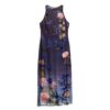 Printed Satin Maxi Dress Printed Satin Maxi Dress