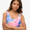 Printed Scoop Back Swimsuit