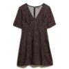 Printed Short Sleeve Mini Tea Dress Printed Short Sleeve Mini Tea Dress