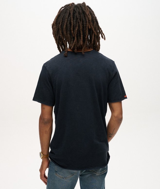 Raw Edge Slub V-Neck T-Shirt Raw Edge Slub V-Neck T-Shirt