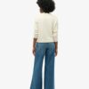 Raw Hem Wide Leg Flare Jeans