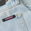 Raw Hem Wide Leg Flare Jeans