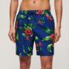 Recycled Hawaiian Print 17-Inch Swim Shorts Recycled Hawaiian Print 17-Inch Swim Shorts