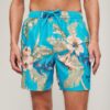 Recycled Hawaiian Print 17-Inch Swim Shorts Recycled Hawaiian Print 17-Inch Swim Shorts
