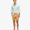 Recycled Hawaiian Print 17-Inch Swim Shorts Recycled Hawaiian Print 17-Inch Swim Shorts