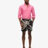 Recycled Hawaiian Print 17-Inch Swim Shorts Recycled Hawaiian Print 17-Inch Swim Shorts