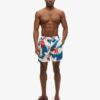 Recycled Hawaiian Print 17-Inch Swim Shorts