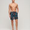 Recycled Hawaiian Print 17-Inch Swim Shorts Recycled Hawaiian Print 17-Inch Swim Shorts