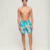 Recycled Hawaiian Print 17-Inch Swim Shorts Recycled Hawaiian Print 17-Inch Swim Shorts