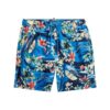 Recycled Hawaiian Print 17-Inch Swim Shorts Recycled Hawaiian Print 17-Inch Swim Shorts