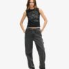 Retro Embellished Slim Vest Top Retro Embellished Slim Vest Top