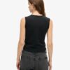 Retro Embellished Slim Vest Top Retro Embellished Slim Vest Top