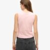 Retro Embellished Slim Vest Top