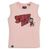 Retro Embellished Slim Vest Top