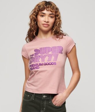 Retro Glitter Logo T-Shirt