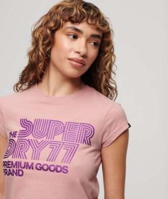 Retro Glitter Logo T-Shirt