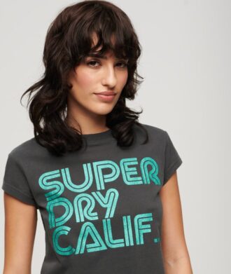 Retro Glitter Logo T-Shirt