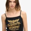 Retro Rocker Graphic Rib Cami Top Retro Rocker Graphic Rib Cami Top