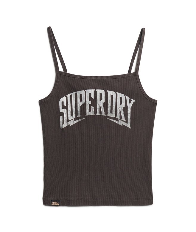 Retro Rocker Graphic Rib Cami Top Retro Rocker Graphic Rib Cami Top