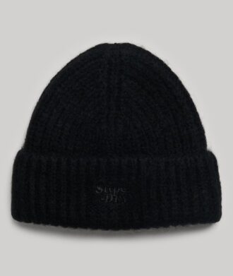 Rib Knit Beanie Hat