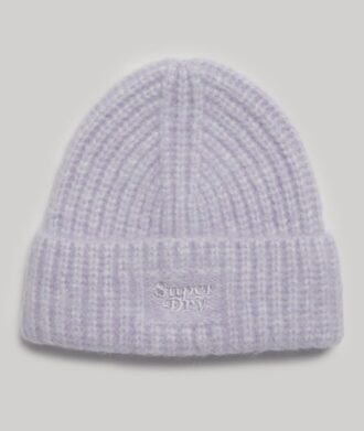 Rib Knit Beanie Hat