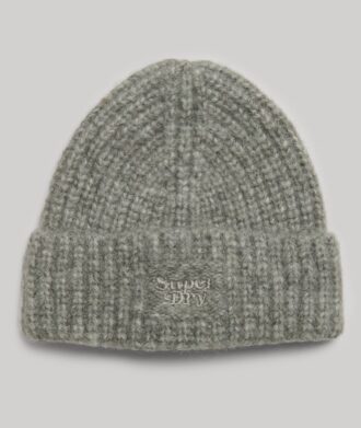 Rib Knit Beanie Hat