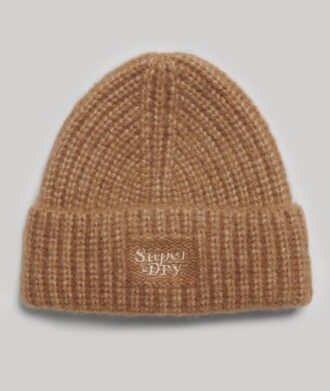 Rib Knit Beanie Hat