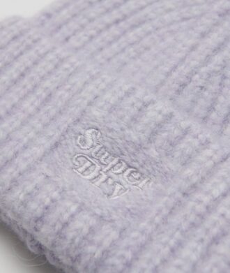 Rib Knit Beanie Hat