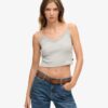 Rib Lace Trim Cami Top Rib Lace Trim Cami Top