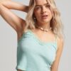 Rib Lace Trim Cami Top Rib Lace Trim Cami Top