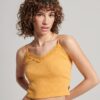 Rib Lace Trim Cami Top Rib Lace Trim Cami Top
