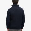 Ribbed Half Button Jumper