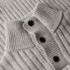 Ribbed Half Button Jumper