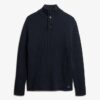 Ribbed Half Button Jumper