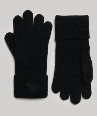 Ribbed Knitted Gloves