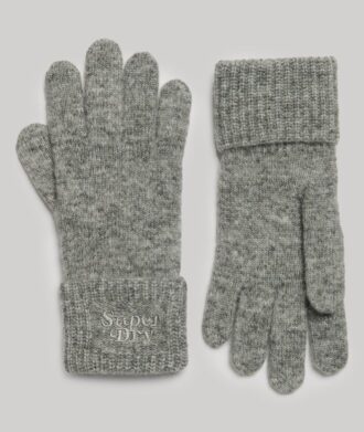 Ribbed Knitted Gloves