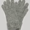 Ribbed Knitted Gloves