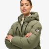 Rip-Stop Longline Puffer Coat