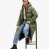 Rip-Stop Longline Puffer Coat